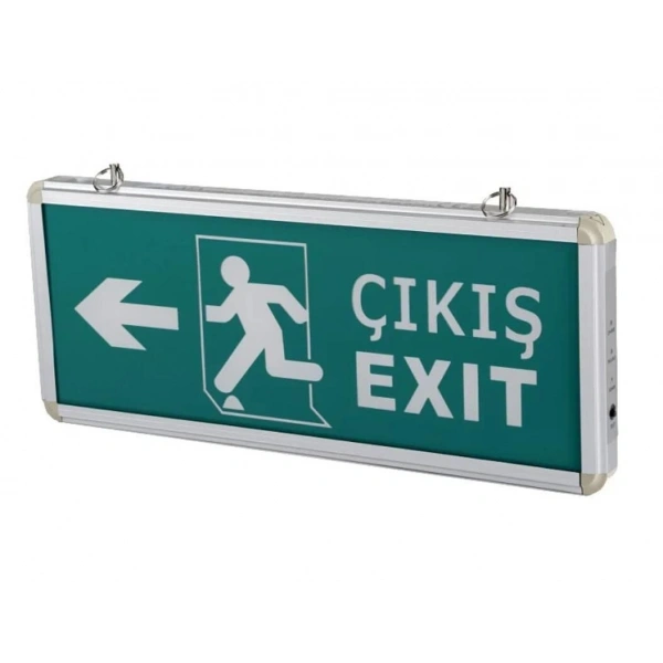 Cata 9170 Ledli Exit Çıkış Armatürü 3 Saat Akülü
