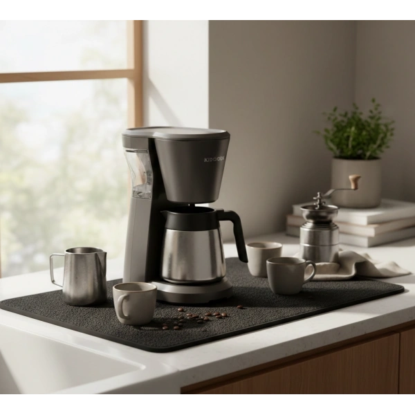 Çay Makinesi Altlığı Su Emici Kaymaz Taban Tezgah Koruyucu Kurulama Matı