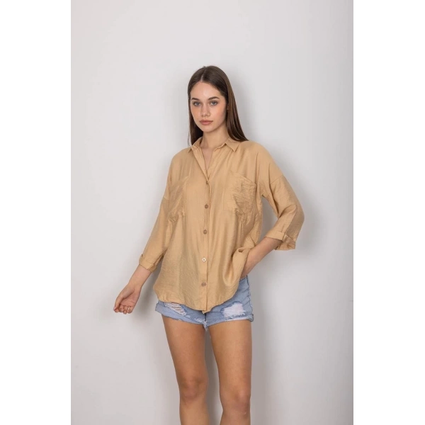 Cepli salaş gömlek t1010