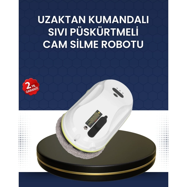 Çift Diskli Güvenli Otomatik Cam Silme Robotu
