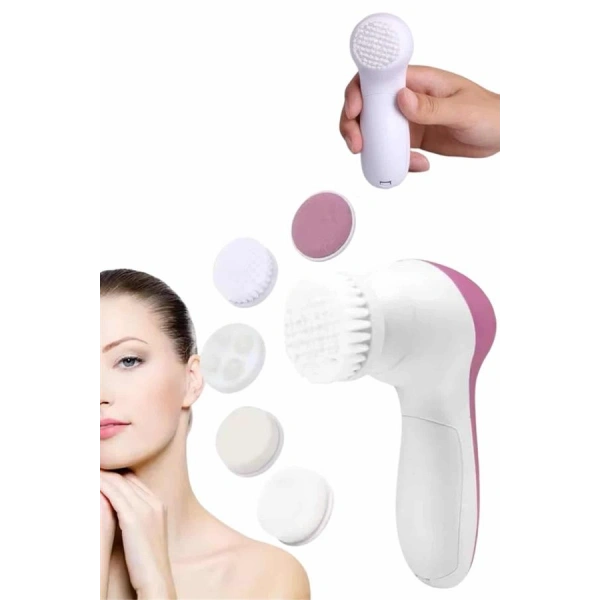 Cilt Temizleme ve Masaj Aleti 5 Başlıklı Akne ve Sivilce Önleyici