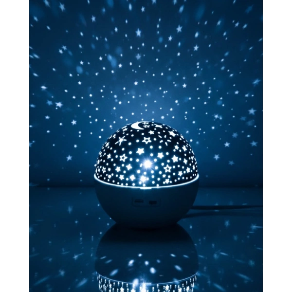 Çocuk ve Yetişkinler İçin Yıldız Projektör Gece Işığı