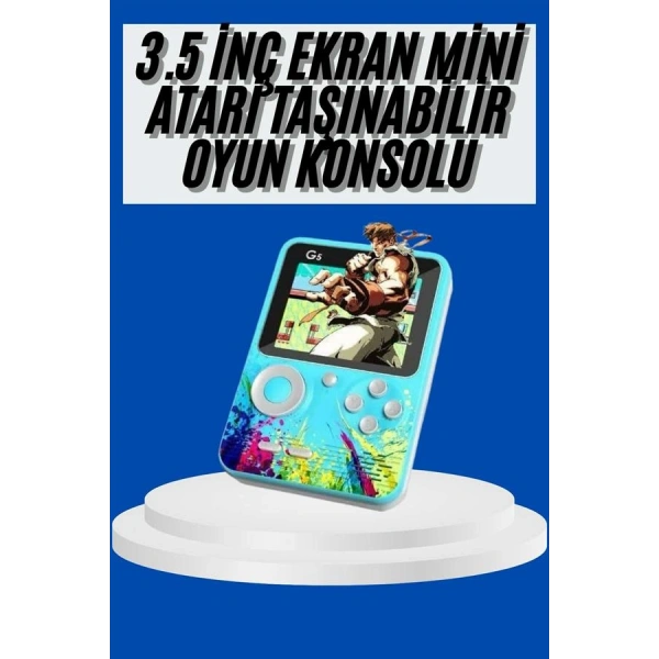 Çocuklara Özel 4K HD Retro Oyun Konsol El Atari Taşınabilir 500 Oyunlu