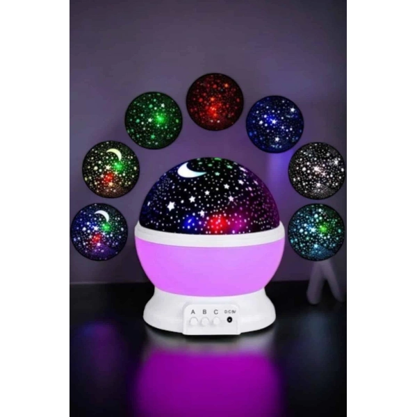 Çocuklara Özel Yıldızlı Gece Lambası