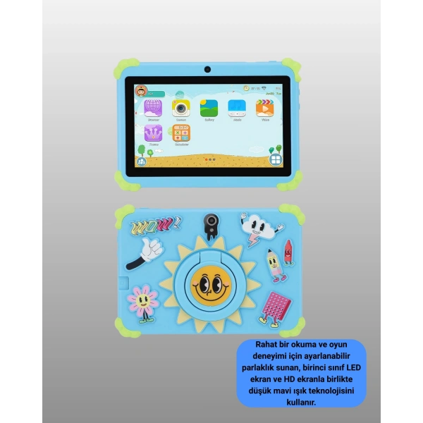 Çok Amaçlı 7 İnç Tablet Video Oyun ve Eğitim İçin İdeal
