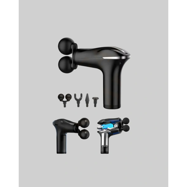 Çok Fonksiyonlu 4 Başlıklı Şarjlı Masaj Aleti Kas Ağrısı Rahatlatıcı