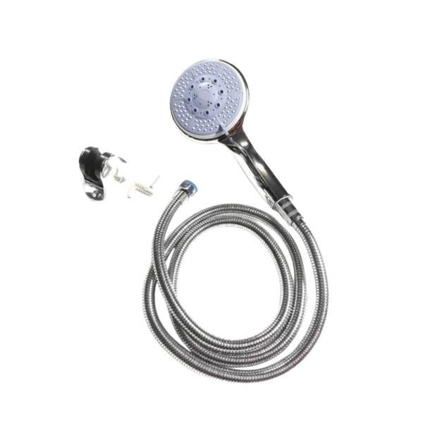 Çok Fonksiyonlu 4 Kademeli El Duşu Seti Spiral Hortumlu Banyo Duş Başlığı
