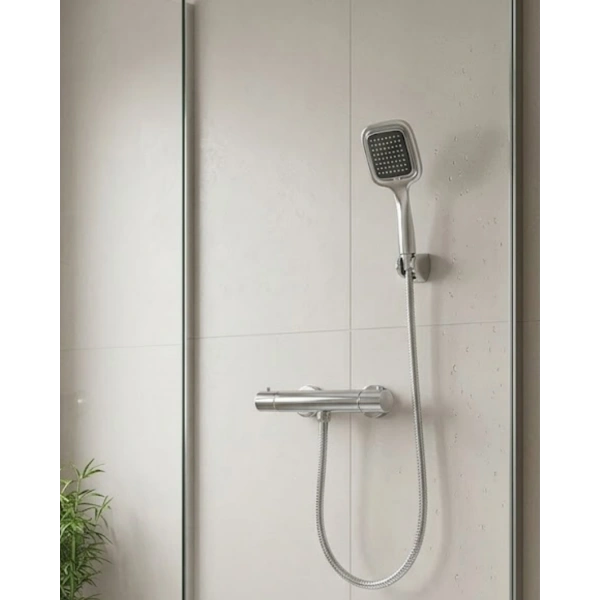 Çok Fonksiyonlu Siyah El Duşu Seti Spiral Hortum ve Duş Askısı Banyo Duş Başlığı