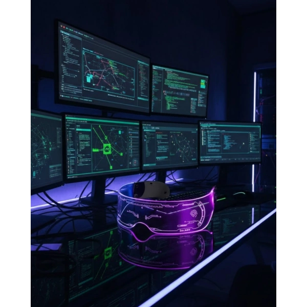 Çok Renkli LED Parti Gözlüğü Ergonomik ve Hafif Tasarım