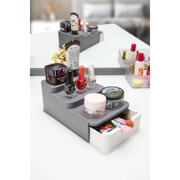 Compact Çekmeceli Ve Standlı Düzenleyici-  Makyaj Organizeri