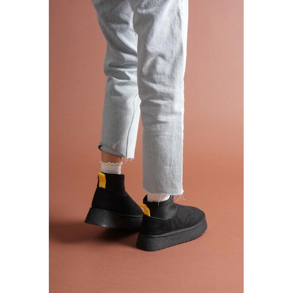 Cuen Siyah Süet Bot