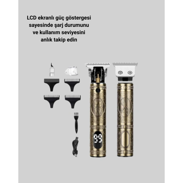 Daling Profesyonel Tıraş Makinesi Islak ve Kuru Kullanım