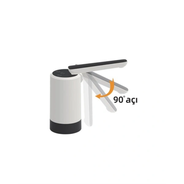 Damacana Üstü Akıllı Su Pompası | 3 Damacana Kullanım | 4W Güç | Micro USB Şarjlı | Katlanabilir & Taşınabilir