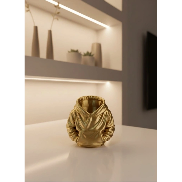 Dekoratif Gold Hoodie Kalemlik 10x10 cm