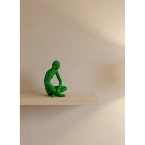 DEKORATİF İNSAN FİGÜRÜ YEŞİL
