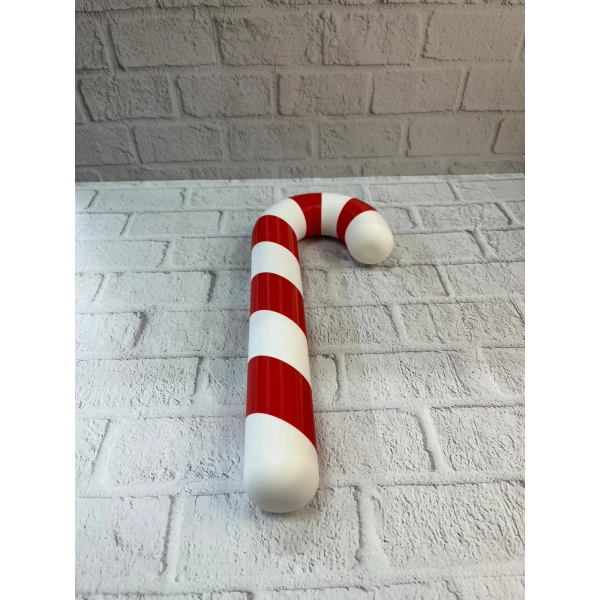 Dekoratif Yılbaşı Şekeri Yerde Biblo Salon Dekoru 13x34 cm