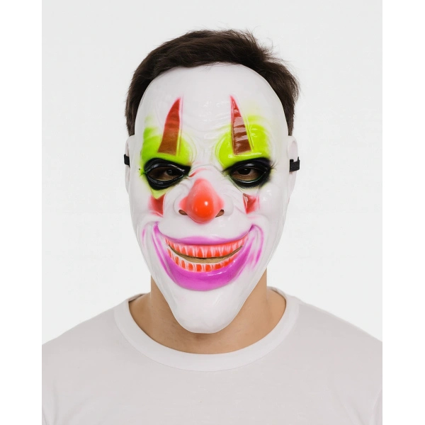 Delirten Gülüş Psikopat Palyaço Temalı Joker Maskesi