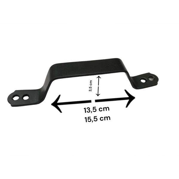 Demir Doğrama Kulp Siyah Kaplama