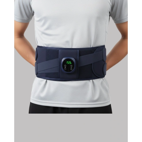 Dijital Ekranlı Isıtmalı Masaj Kemeri Bel Çevresi 100 cm Altı İçin Uygun