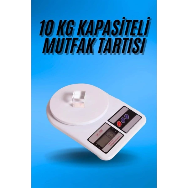 Dijital Hassas 10 Kg Mutfak terazisi tartısı LCD Ekran Mutfak Tartısı