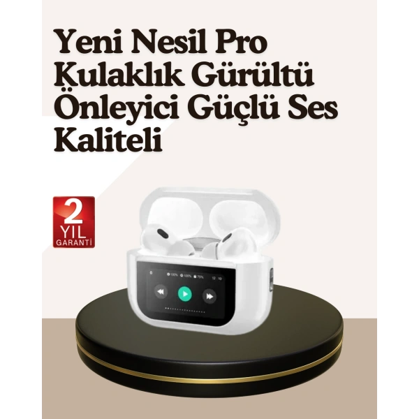 Dokunmatik Kontrollü Gürültü Önleyici Bluetooth Kulaklık Şarj Göstergeli