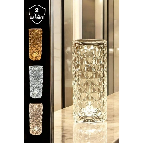 Dokunmatik Kristal Gece Lambası Hediyelik