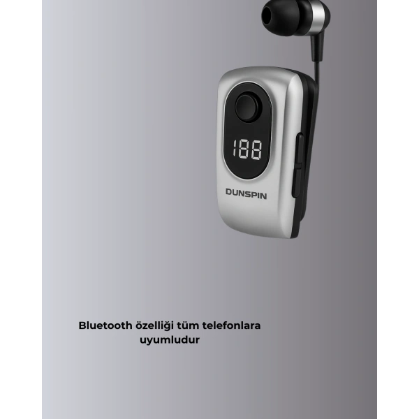 DSF 220 Kablosuz Klipsli Bluetooth Kulaklık