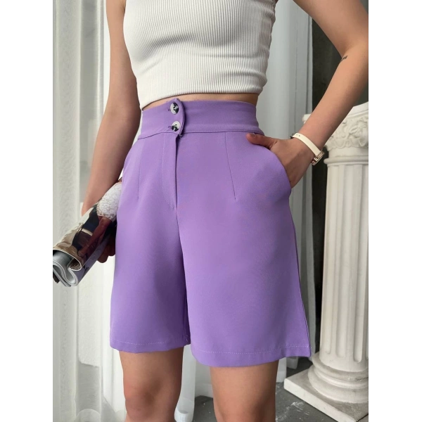 Düğmeli şort mdl24326