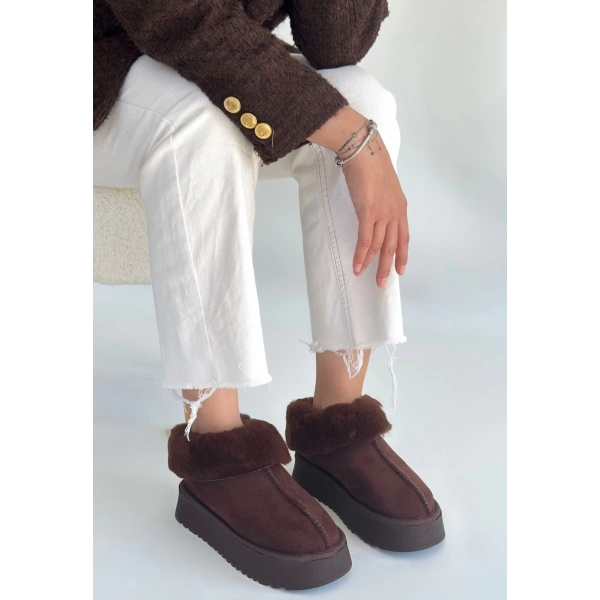 Edali Kahverengi Süet Bot