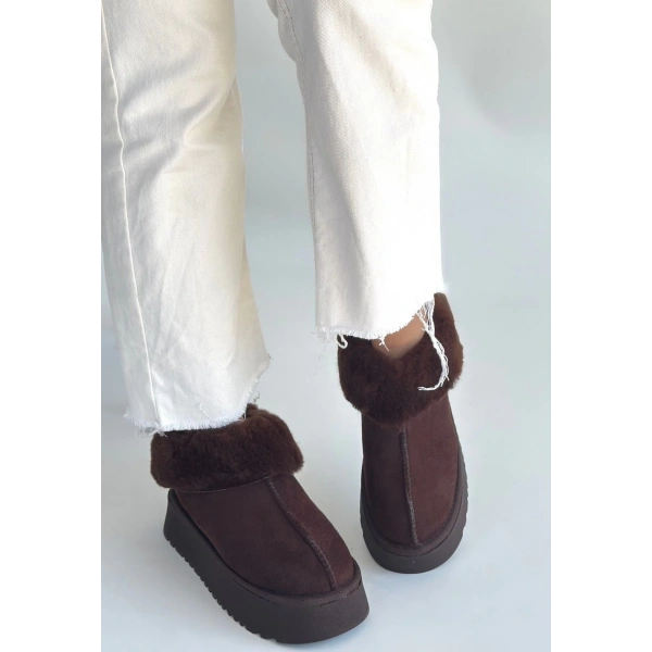 Edali Kahverengi Süet Bot