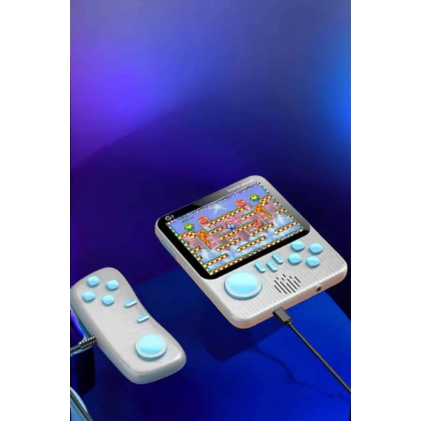 El Atarisi 3.5 inç Ekran Çift Konsol 666 Adet Retro Oyun Gamepad