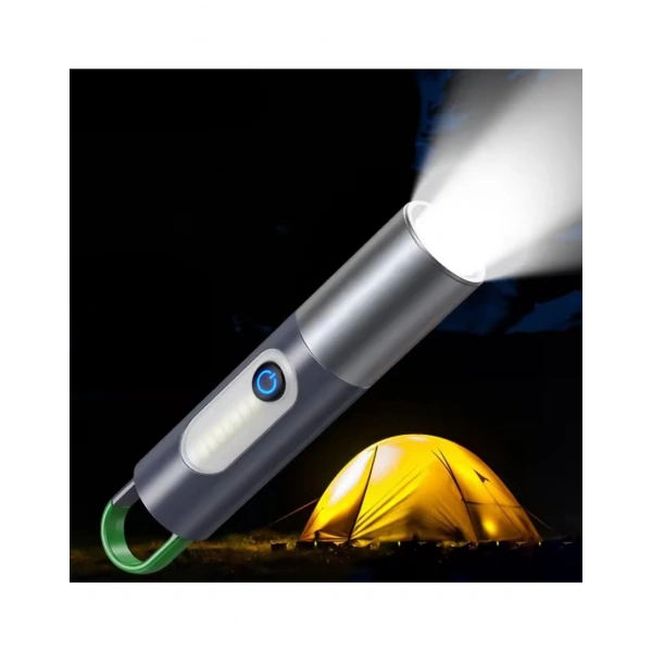 El Feneri Kamp Lambası 750 Lümen Şarjlı Type-C