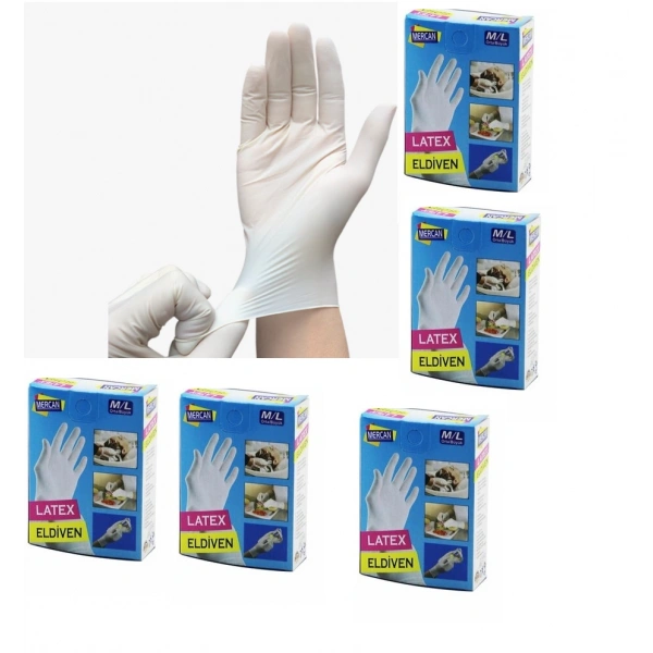 Eldiven Latex Eldiven Muayene Eldiveni M/L 30 Adet