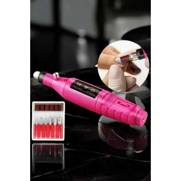 Elektrikli Manikür Pedikür Törpü Seti Protez Tırnak Nasır Temizleyici