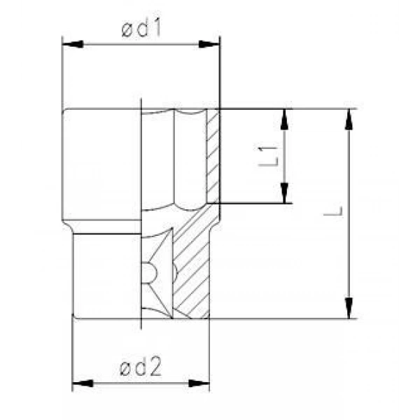 Elta 1115 1/2 Lokma Anahtar 12 mm