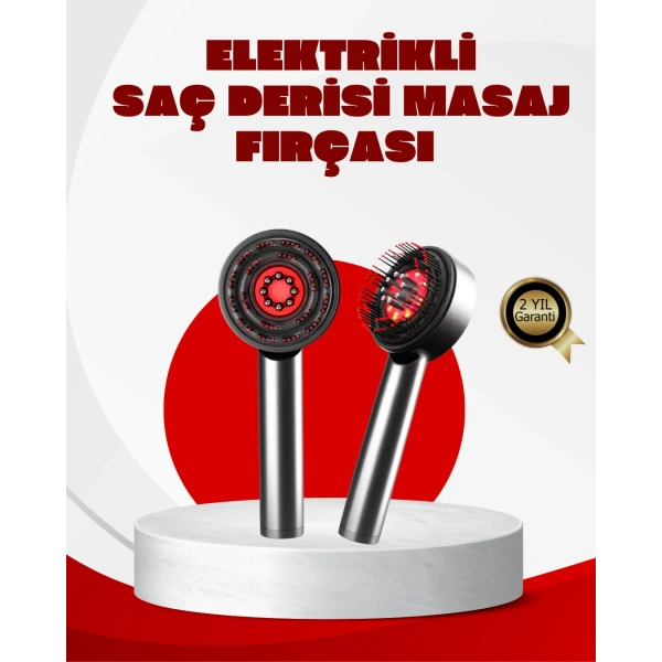 Esansiyel Yağ Hazneli LED Saç Bakım Masaj Tarağı