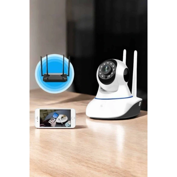 Ev Kamerası Wifi Kamerası Video Kayıt Çift Yönlü Hareket Sensörü Bebek