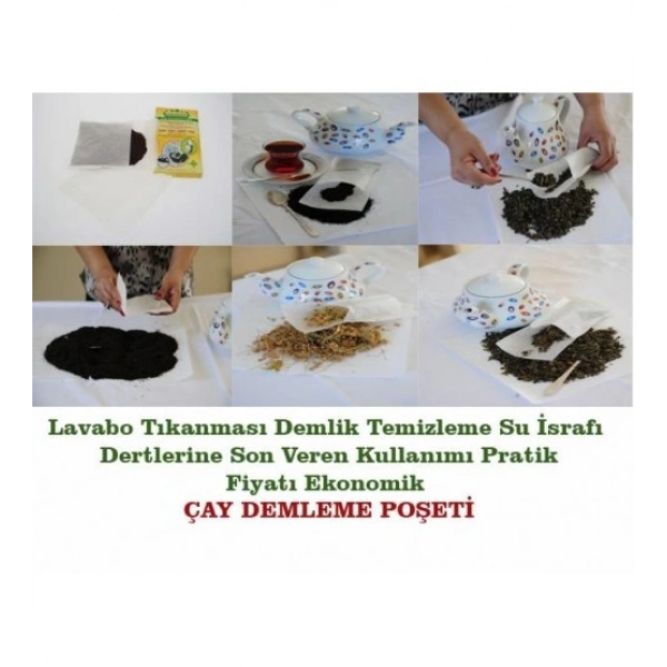 Ev Tipi Çay Demleme Poşeti 25Li Paket