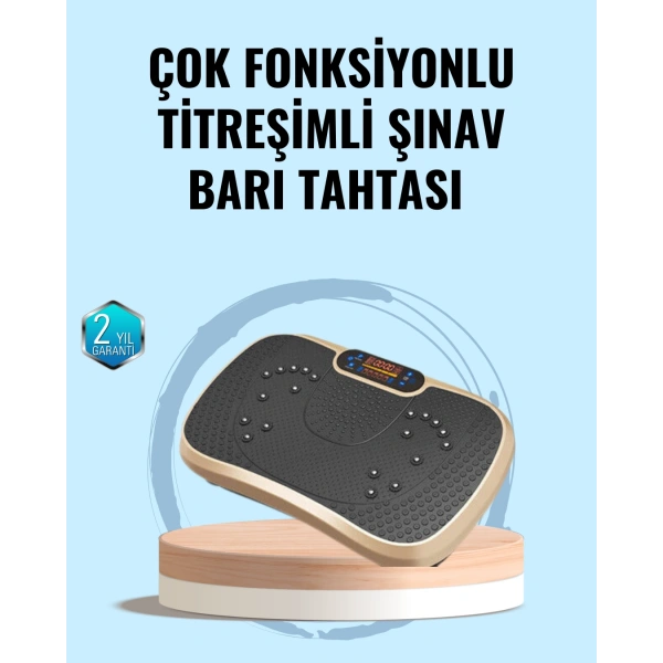 Evde Spor İçin Titreşimli Plate Fitness Platformu