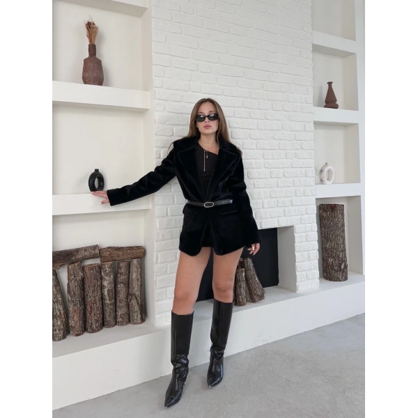 Fok ceket premıum kalite siyah st255860