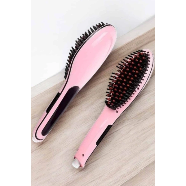 Fön Tarağı Saç Düzleştirici Sıkı Dişli Isı Ayarlı Elektriklenme Karşıtı