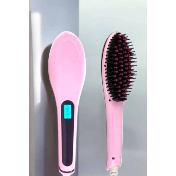 Fön Tarağı Saç Düzleştirici Sıkı Dişli Isı Ayarlı Elektriklenme Karşıtı