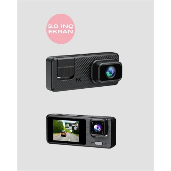 Full HD 3 Kanallı Araç Kamerası – Akıllı Çözümlerle Sürüş