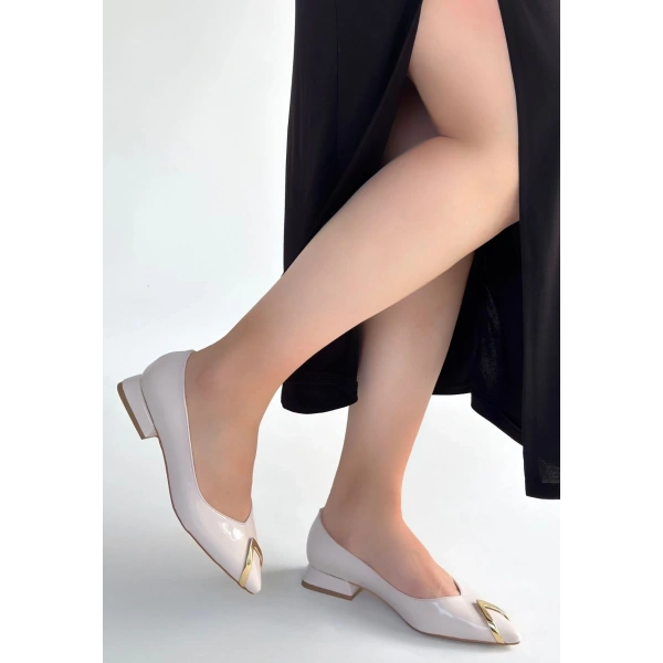 Goes Bej Rugan Babet Ayakkabı