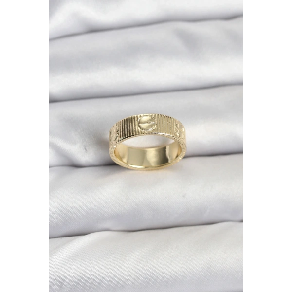Gold Renk Model Kadın Yüzük