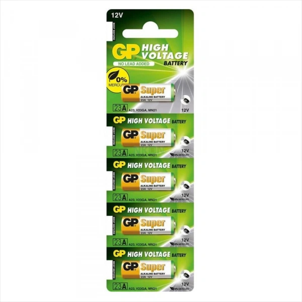 GP 23A 12V Alkalin Pil 5li Paket