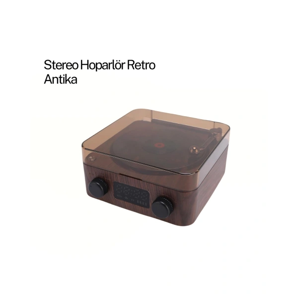 GRAMAFON SPEAKER KAHVERENGİ