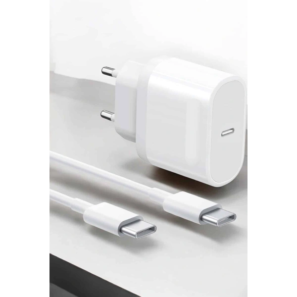 Güç Adaptörü ve Kablosu Şarj Aleti 15/15 Pro Max Uyumlu Hızlı Şarj