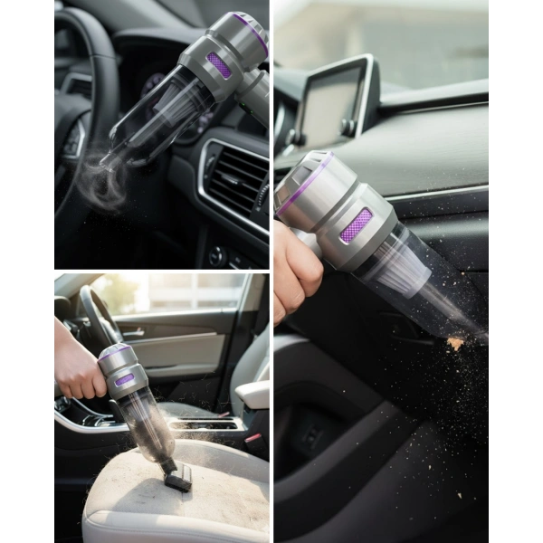 Güçlü Vakum ve Üfleme Özellikli Kablosuz Süpürge