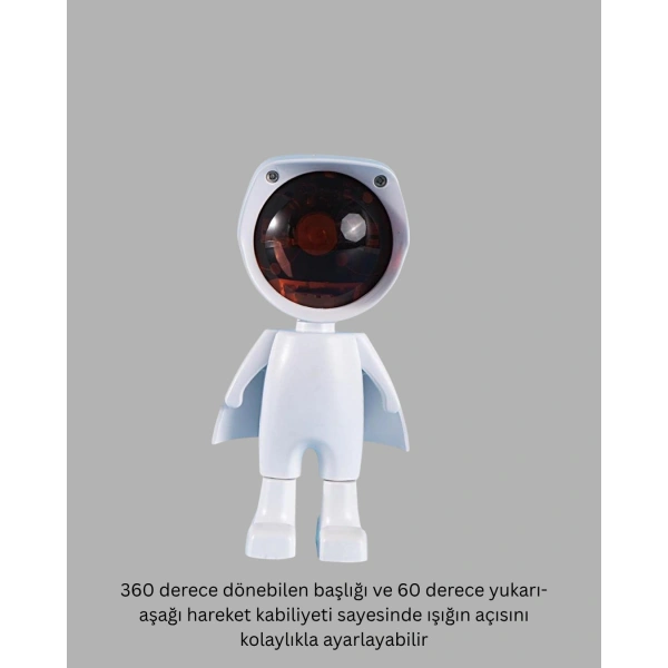 Gün Batımı Efekti Sunan Astronot LED Masa Lambası
